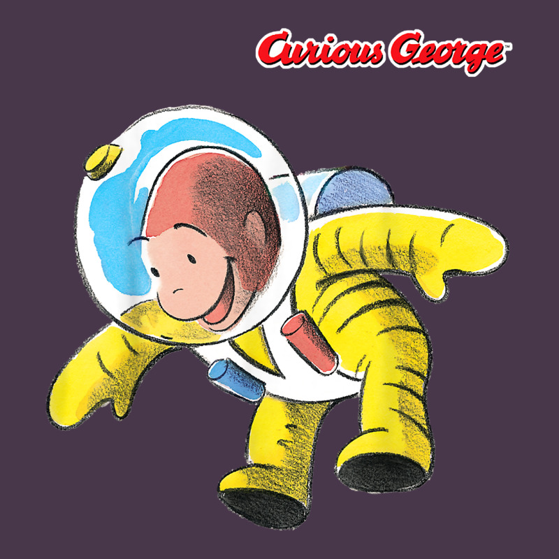 Curious George Happy Astronaut Portrait T Shirt Heavyweight Hoodie by linhVisuals | Teevron