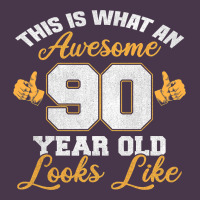 90th Birthday Novelty Gift Awesome 90 Year Old T Shirt Heavyweight Hoodie | Teevron