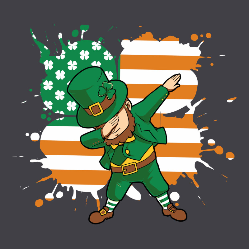 Dabbing Leprechaun Irish American Flag Heavyweight Hoodie by linhVisuals | Teevron