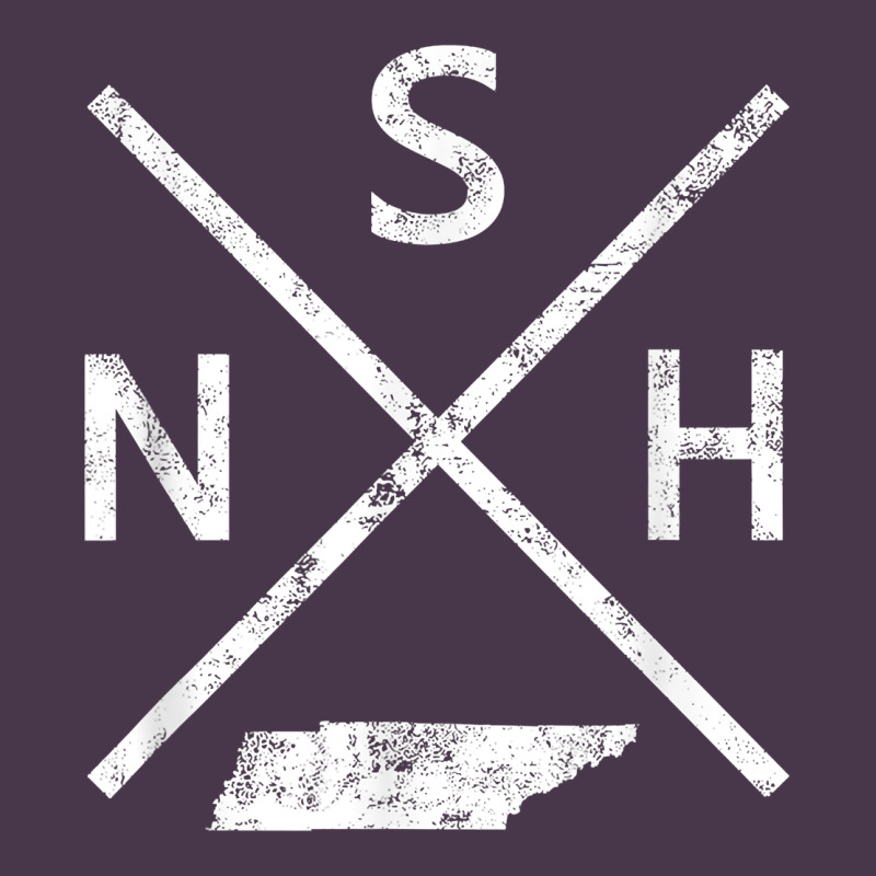Vintage Nashville Retro Nsh Cross T Shirt Heavyweight Hoodie by linhVisuals | Teevron