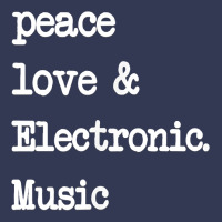 Peace Love & Electronic Music  Edm Techno T Shirt Heavyweight Hoodie | Teevron
