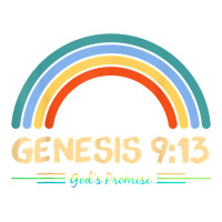 genesis 913 god's promise faithfully rainbow bible verse t shirt | Teevron