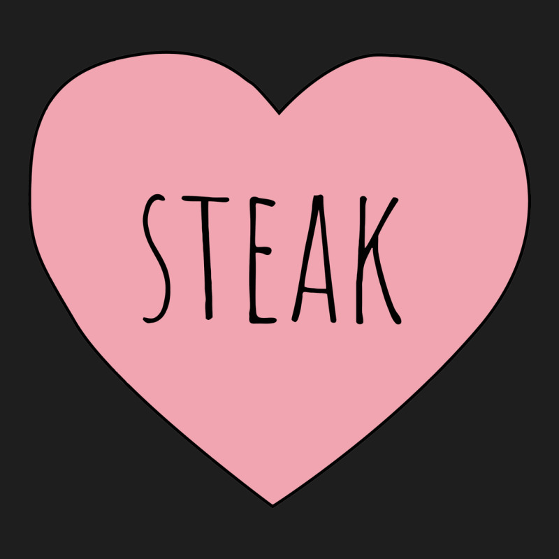 I Heart Steak Heavyweight Hoodie by linhVisuals | Teevron