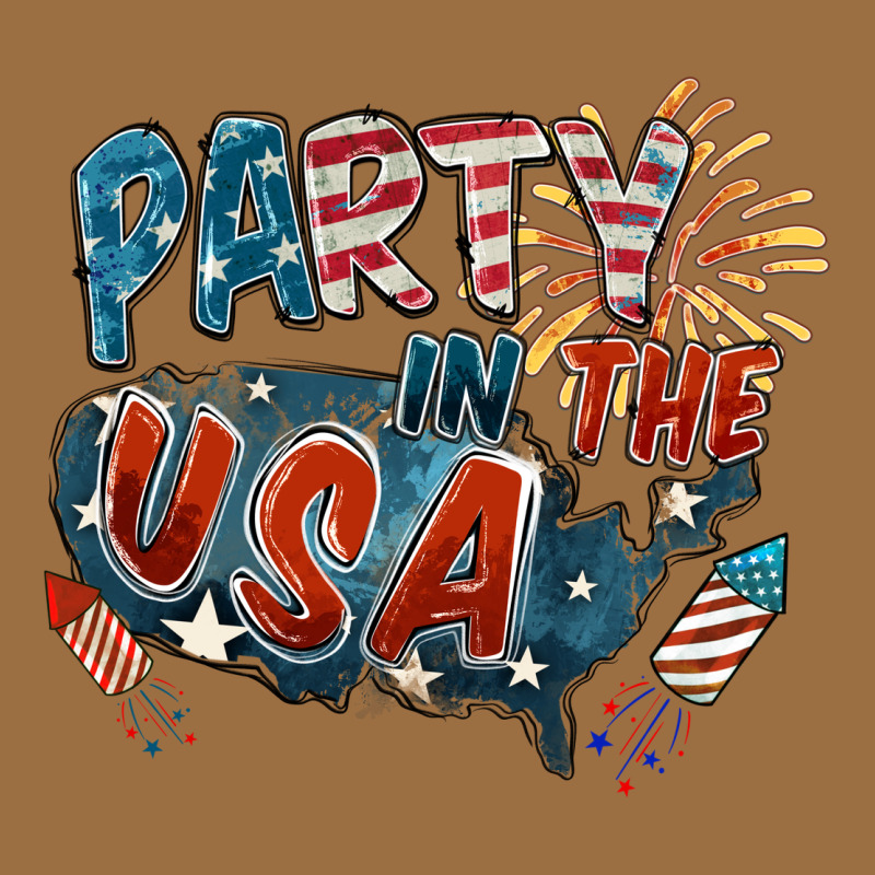 Party In The Usa Vintage Tee by FaDigitalArtStudio | Teevron