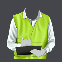 Border Collie Engineer Long Sleeve Tee | Teevron