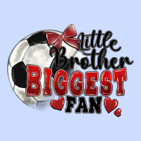 Little Brother Biggest Fan Soccer Urban Heavy Tee | Teevron