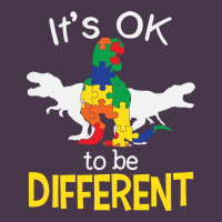 It’s Ok To Be Different Autism Dinosaur Heavyweight Hoodie | Teevron