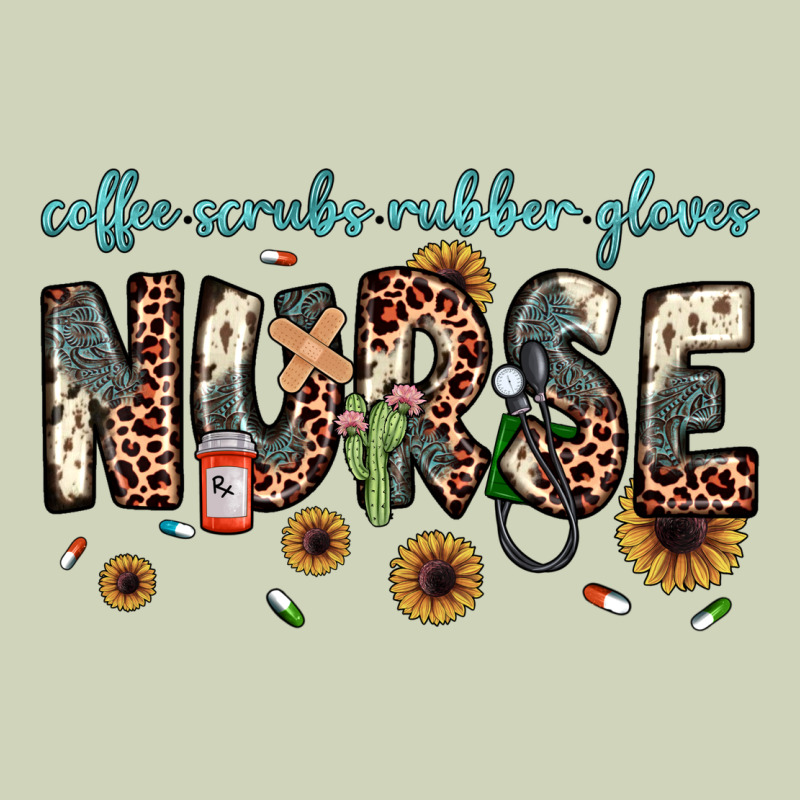 Nurse Coffee Scrubs Rubber Gloves Heavyweight Hoodie by JahusDesignShop | Teevron