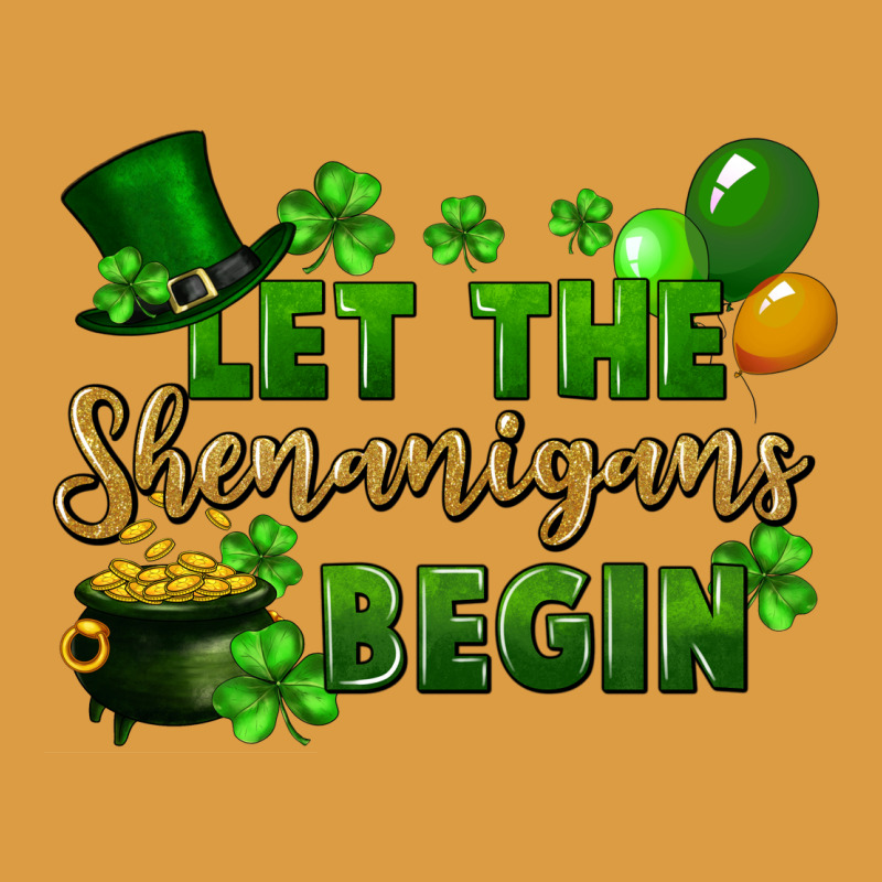 Let The Shenanigans Begin St. Patricks Day Urban Heavy Tee by FaDigitalArtStudio | Teevron