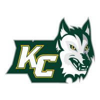 Keuka College Wolf Vectorized Heavyweight Hoodie | Teevron