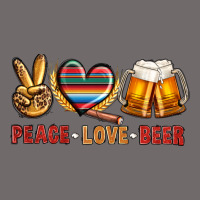 Peace Love Beer Bbs Urban Heavy Tee | Teevron