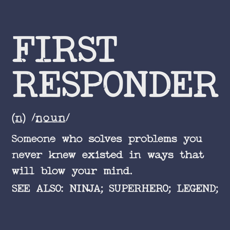 First Responder  Definition Design Heavyweight Hoodie by linhVisuals | Teevron