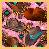 Western Cowboy Hat Seamless Pattern Vintage Hoodie | Teevron
