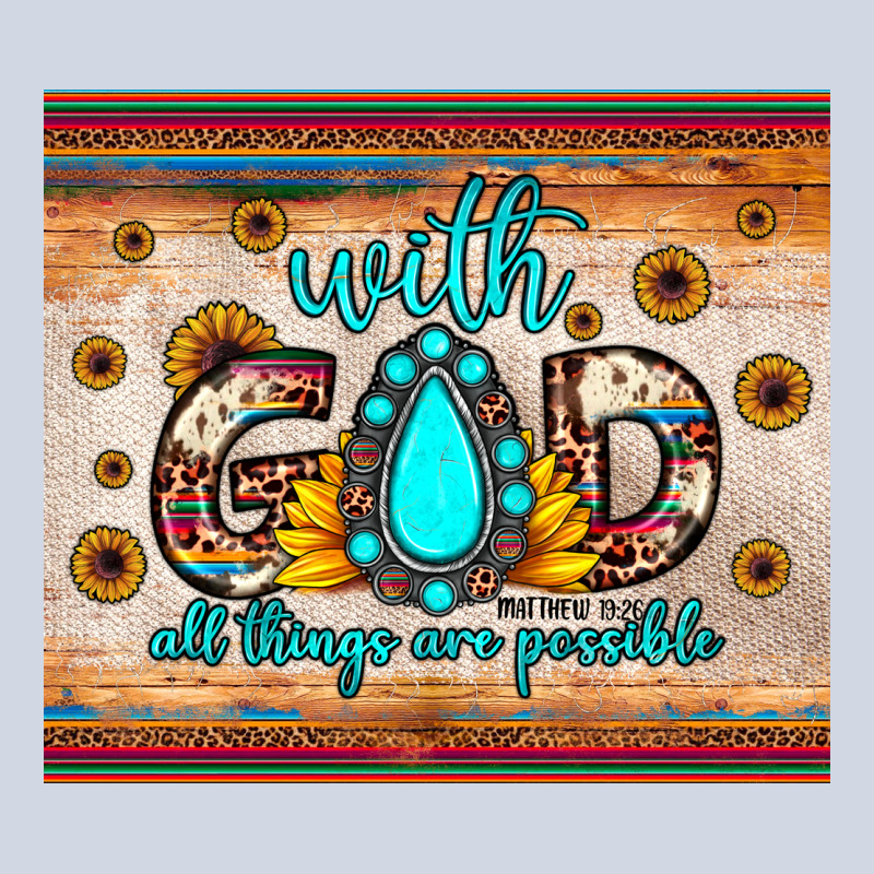 With God All Things Are Possible Matthew 19 26 Premium Sweatshirt by JahusDesignShop | Teevron