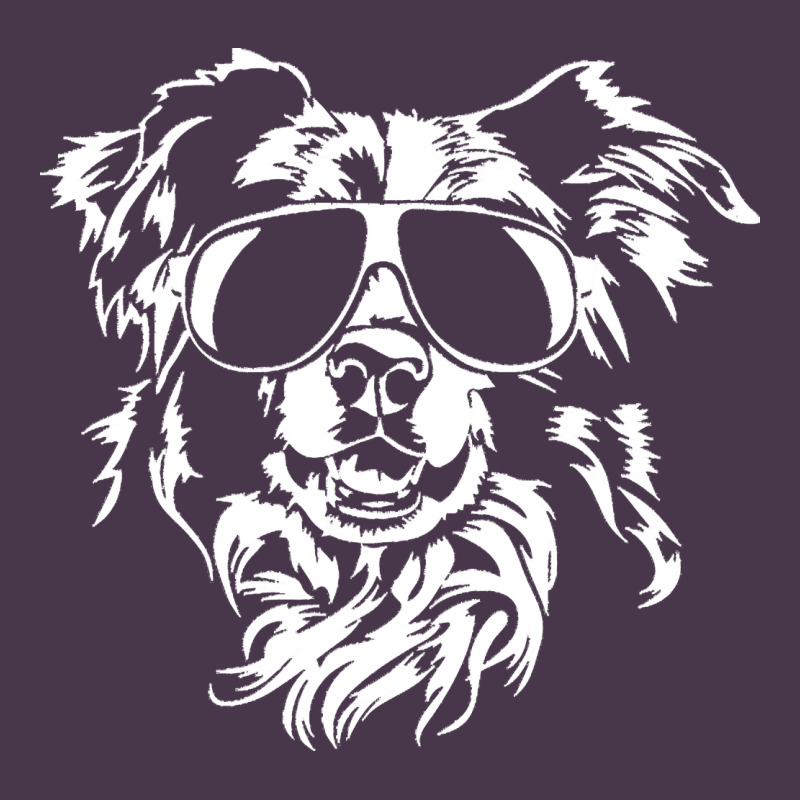 Border Collie Dog T  Shirt Border Collie With Sunglasses Cool Dog T  S Heavyweight Hoodie by linhVisuals | Teevron