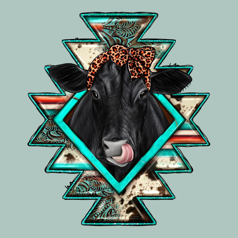 Black Angus Cowhide Aztec Premium Sweatshirt by JahusDesignShop | Teevron