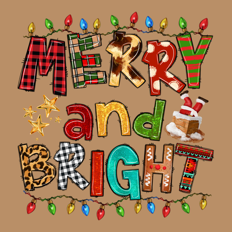 Merry And Bright Vintage Hoodie by FaDigitalArtStudio | Teevron