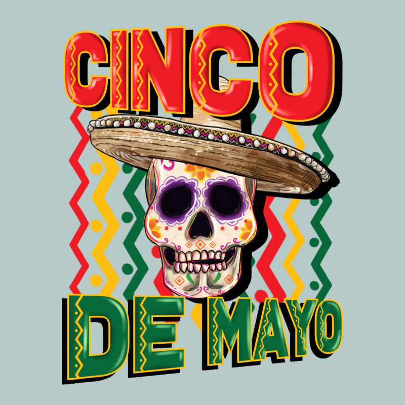 Cinco De Mayo With Skull Heavy Core Tee by CowGirlArtShop | Teevron