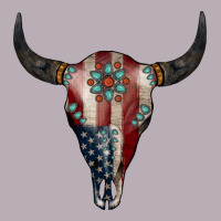 American Bull Skull Gemstone Vintage Tee | Teevron