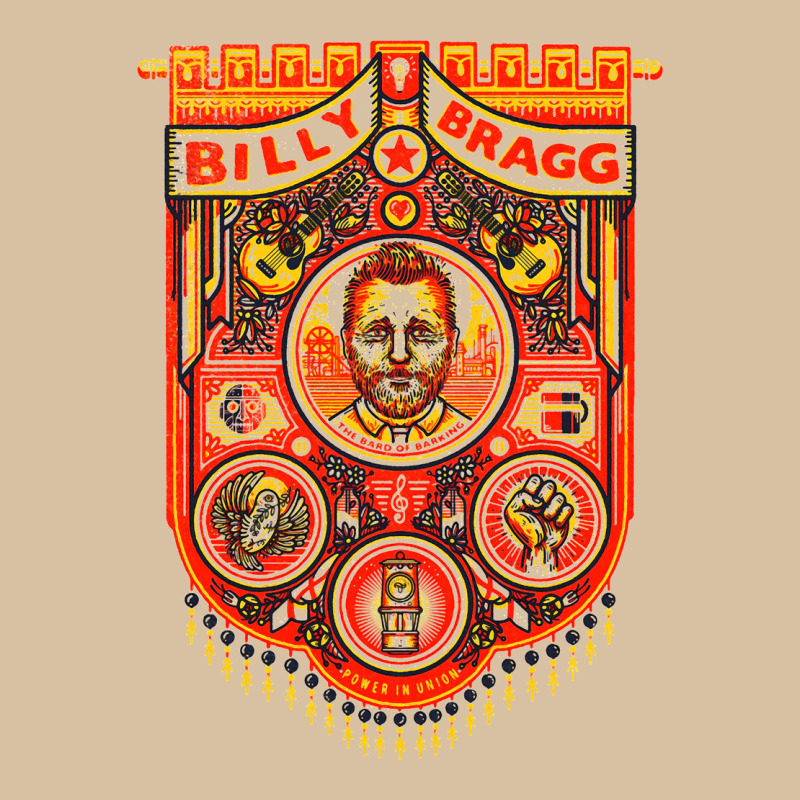Billy Bragg Müsic Heavyweight Hoodie by linhVisuals | Teevron
