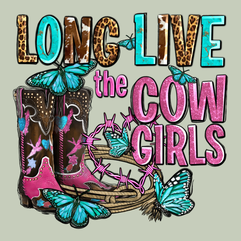 Long Live The Cowgirls Olivia Ladies Tee by OliviaCreatesArt | Teevron