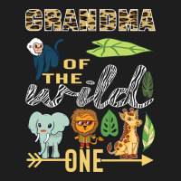 Grandma Of The Wild One Zoo Mother Birthday Safari Jungle Long Sleeve Heavyweight Hoodie | Teevron