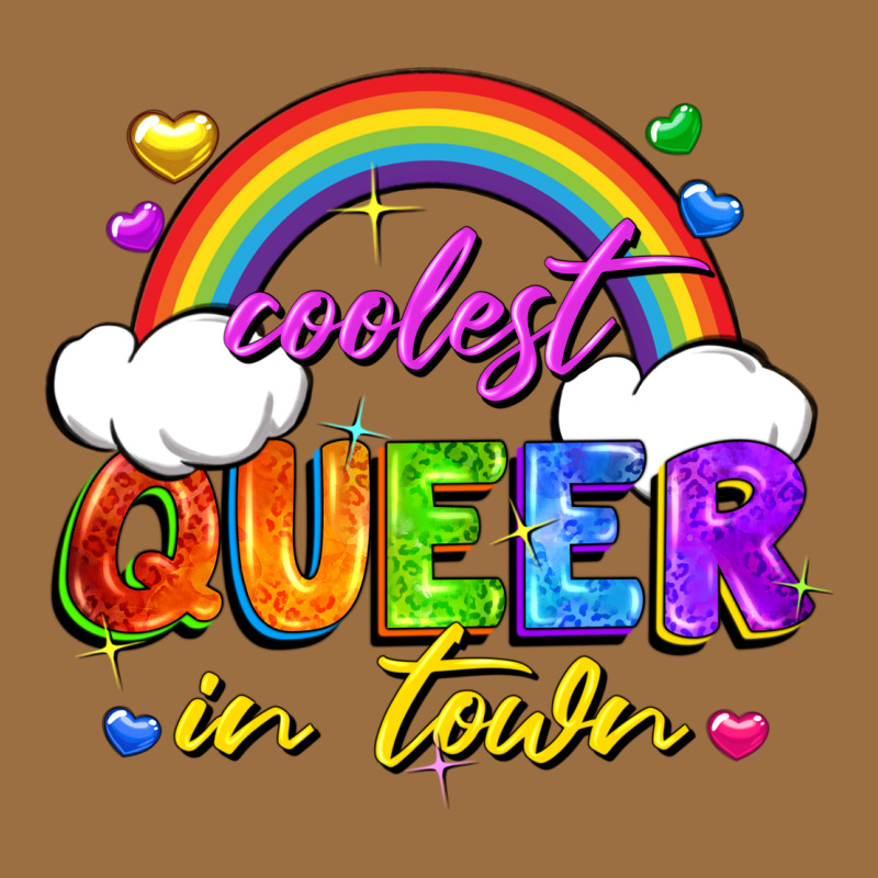 Coolest Queer In Town Vintage Tee by FaDigitalArtStudio | Teevron