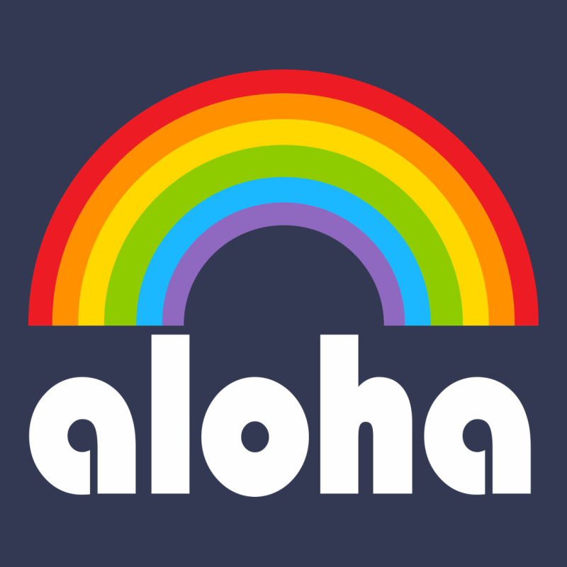 Aloha Rainbow Hawaii 808 Island Hawaiian Heavyweight Hoodie by linhVisuals | Teevron