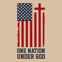 American Flag One Nation Under God Heavyweight Hoodie | Teevron