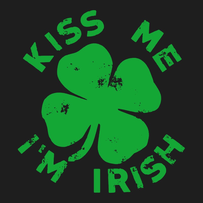 Kiss Me Im Irish Funny Saint Patrick Day Womens Heavyweight Hoodie by linhVisuals | Teevron