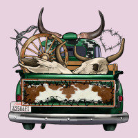 Cowhide And Hunter Truck Olivia Ladies Tee | Teevron