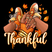 Thankful Black Girl Sneakers Heavy Core Tee | Teevron