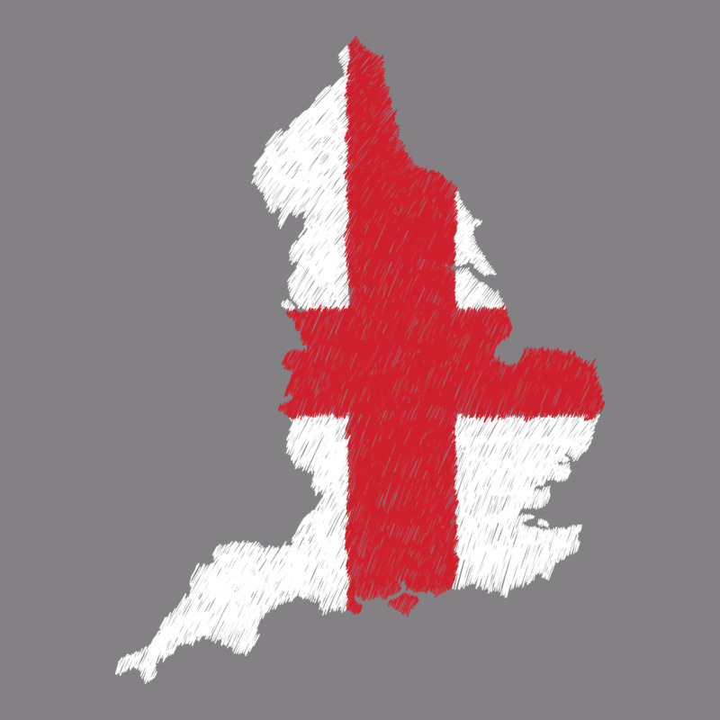 England Flag Map Drawing Line Art Heavyweight Hoodie by linhVisuals | Teevron