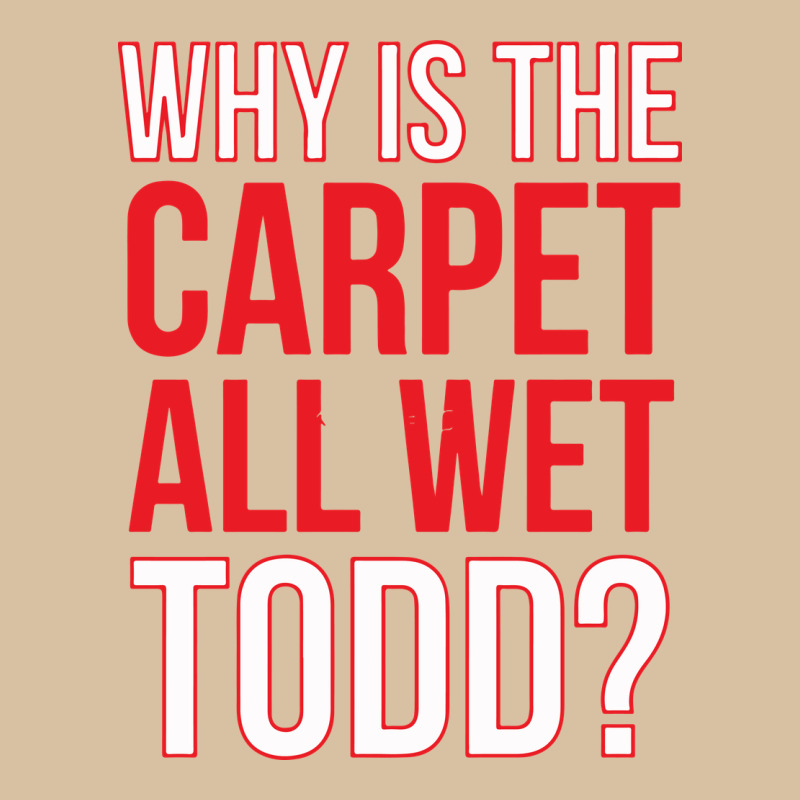 Why Is The Carpet All Wet Todd Heavyweight Hoodie by linhVisuals | Teevron