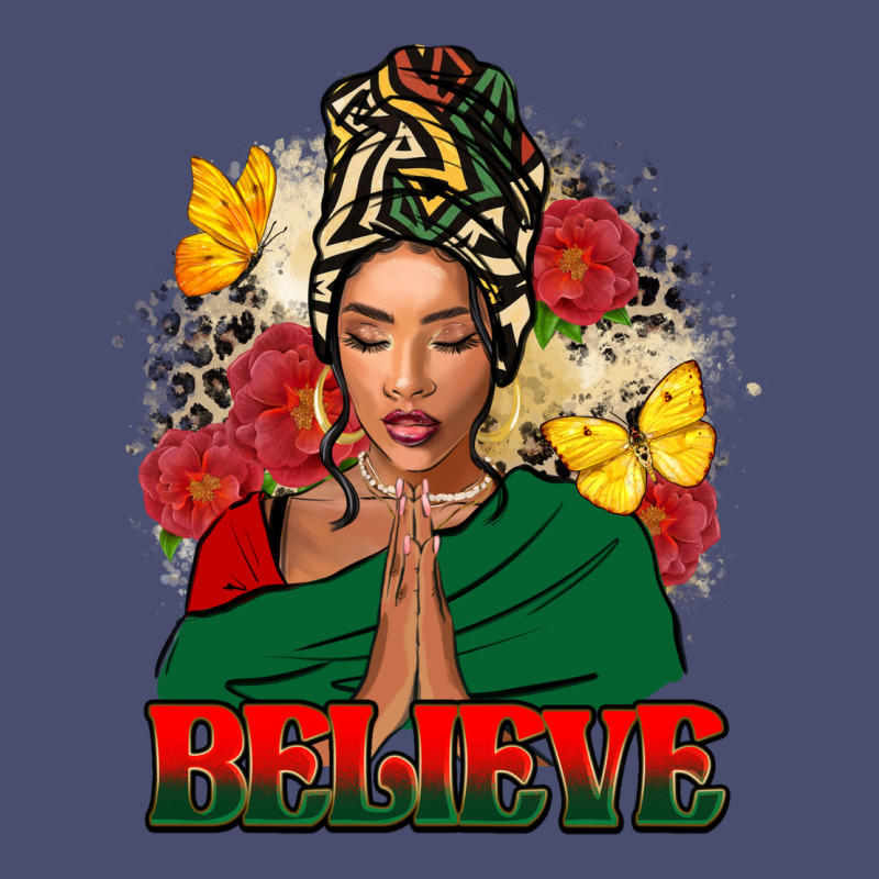 Believe Black Woman Vintage Tee by FaDigitalArtStudio | Teevron