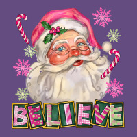 Pink Believe Santa Christmas Vintage Hoodie | Teevron