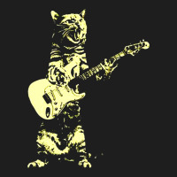 Cat Playing Guitar Heavyweight Hoodie | Teevron