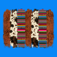 Serape Cowhide  Brushstroke Zipper Hoodie | Teevron