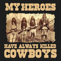 My Heroes Have Always Killed Cowboys Retro Heavyweight Hoodie | Teevron