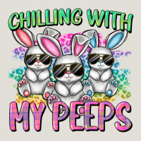 Chilling With My Peeps Easter Bunnies Cowgirl Cowg Heavy Core Tee | Teevron