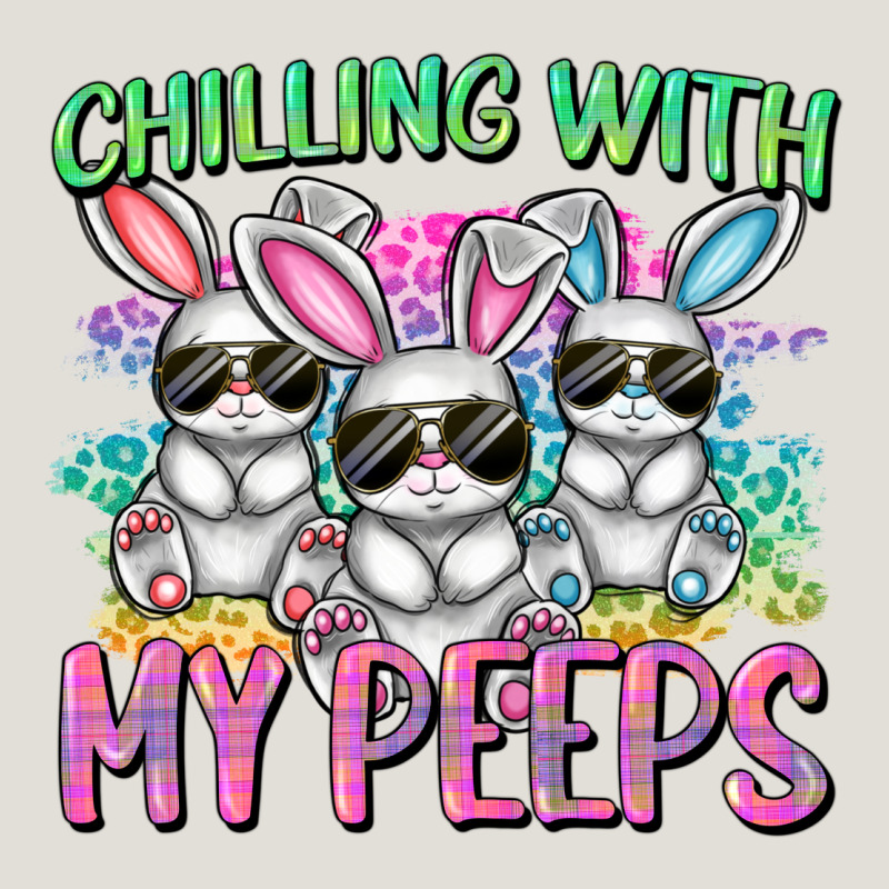 Chilling With My Peeps Easter Bunnies Cowgirl Cowg Heavy Core Tee by CowGirlArtShop | Teevron
