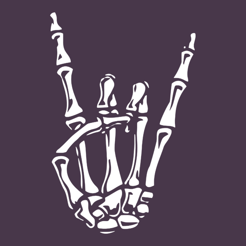 Rock On Skeleton Hand Heavyweight Hoodie by linhVisuals | Teevron
