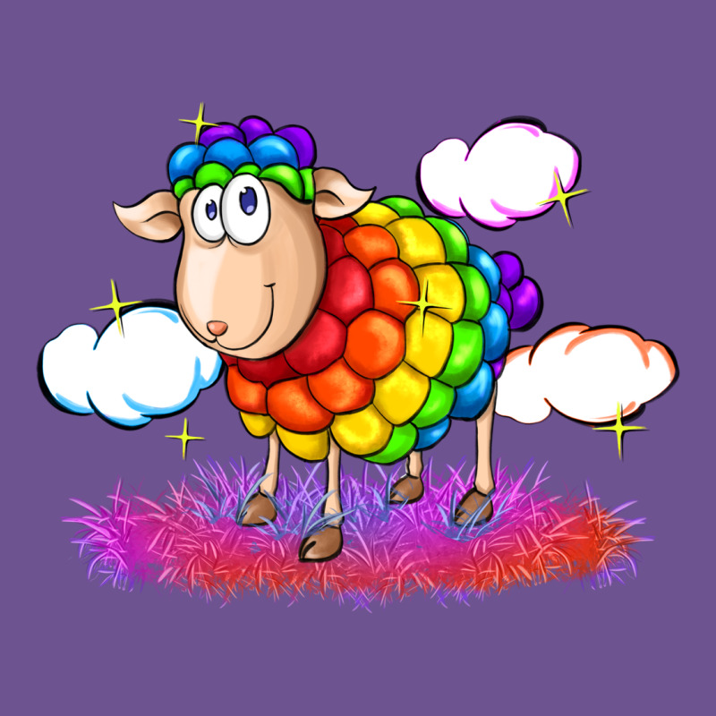 Rainbow Sheep Pride Vintage Tee by FaDigitalArtStudio | Teevron