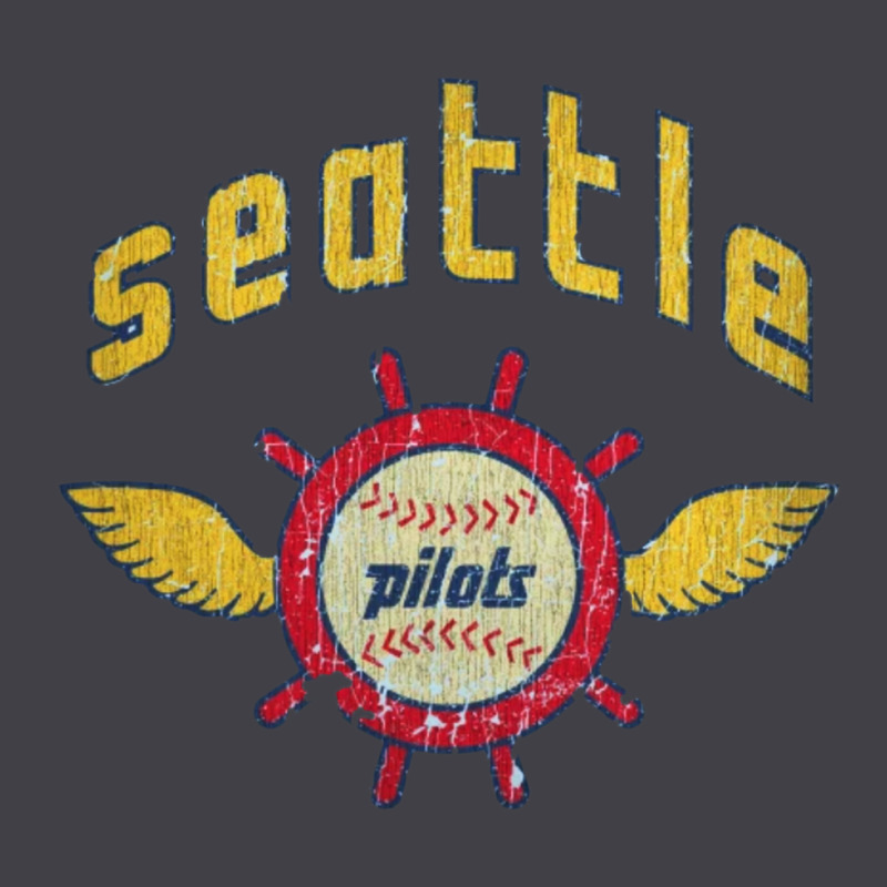 Seattle Pilots Baseball Vintage Heavyweight Hoodie by linhVisuals | Teevron