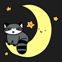 Crescent Moon Raccoon Heavyweight Hoodie | Teevron
