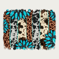 Gemstone Leopard Cowhide Brushstroke Zipper Hoodie | Teevron