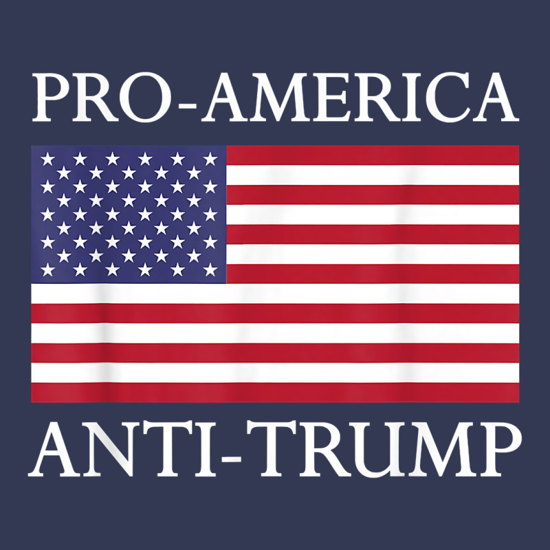 Pro America Anti Trump Shirt   American Usa Flag Resist T Shirt Heavyweight Hoodie by linhVisuals | Teevron