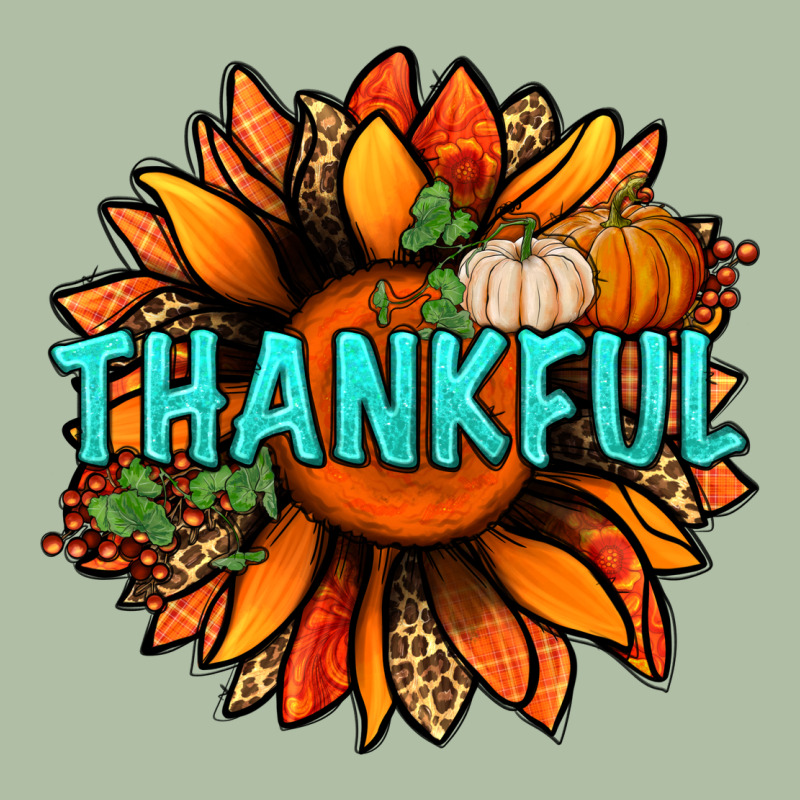 Thankful With Sunflower Bbs Urban Heavy Tee by BundleAndBundleShop | Teevron
