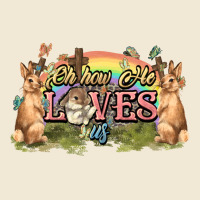 Oh How He Loves Us Cross Easter Day Premium Tee | Teevron