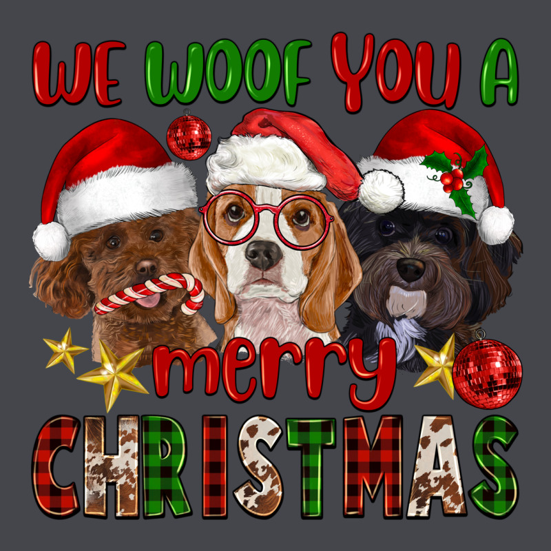 We Woof You A Merry Christmas Long Sleeve Tee by FaDigitalArtStudio | Teevron